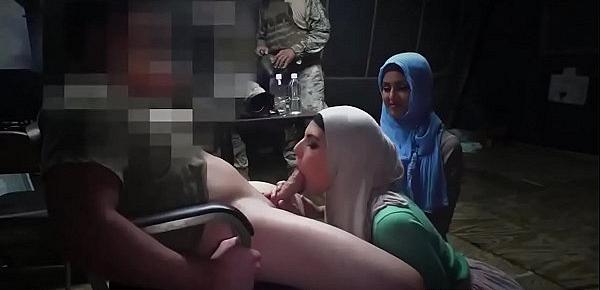  Arab girl tits and pee Sneaking in the Base!